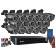 ZESTAW MONITORINGU BCS-B-XVR1601(2.0) + 16 KAMER BCS-B-MT43600 4MPX DYSK 2TB